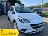 Used Vauxhall Corsa 2017 White Hatchback