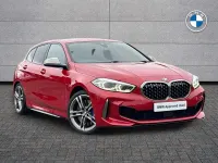 Used BMW M135 M Sport 302 HP (222 kW) 2020 Red Hatchback