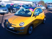 Used Fiat 500 Lounge 69 HP (50 kW) 2015 Yellow Hatchback