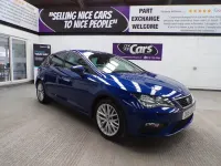 Begagnad Seat Leon SE Dynamic 115 HK (84 kW) 2019 Blå Halvkombi