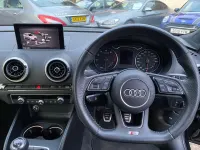 Used Audi A3 Sportback S-Line 150 HP (110 kW) 2019 Black Hatchback