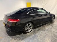 Used Mercedes C250 AMG line 204 HP (150 kW) 2017 Black Coupe