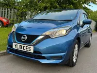 Used Nissan Note Acenta Limited Edition 79 HP (58 kW) 2019 Blue Hatchback
