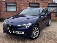 Used Alfa Romeo Stelvio Edizione Speciale 210 HP (154 kW) 2018 Blue SUV