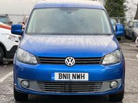 Used VW Caddy Life 101 HP (74 kW) 2011 Blue MPV