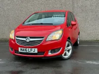 Used Vauxhall Meriva 2016 Red MPV
