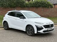 Gebraucht Hyundai Kona N Line 120 PS (88 kW) 2021 Weiß SUV