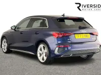 Used Audi A3 Sportback S-Line 150 HP (110 kW) 2023 Blue Hatchback