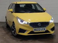 Used MG MG3 Exclusive 106 HP (77 kW) 2022 Yellow Hatchback
