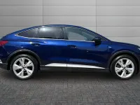 Used Audi Q4 Sportback e-tron S-Line 123 kW (168 HP) 2023 Navarra blue SUV