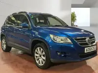 Used VW Tiguan SE 140 HP (102 kW) 2008 Blue SUV