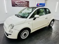 Used Fiat 500 Lounge 85 HP (62 kW) 2011 White Hatchback