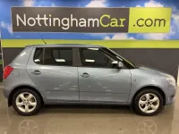 Used Skoda Fabia SE 105 HP (77 kW) 2011 Blue Hatchback
