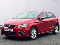 Begagnad Seat Ibiza SE Technology 80 HK (58 kW) 2019 Röd Halvkombi