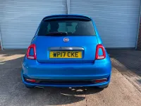 Used Fiat 500S S 2017 Azzurro blue Hatchback