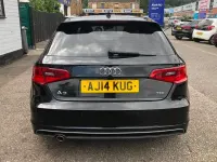 Used Audi A3 Sportback S-Line 110 HP (80 kW) 2014 Black Hatchback
