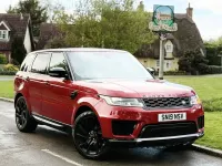 Used Land Rover Range Rover Sport HSE 306 HP (225 kW) 2019 Red SUV