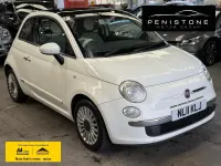 Used Fiat 500 Lounge 69 HP (50 kW) 2011 White Hatchback