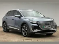 Used Audi Q4 e-tron S-Line 150 kW (204 HP) 2022 Blue SUV
