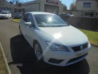 Begagnad Seat Leon SE Dynamic 2019 Vit Halvkombi