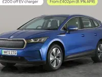Used Skoda Enyaq iV ecoSuite 150 kW (204 HP) 2023 Blue SUV