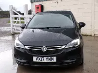 Used Vauxhall Astra 110 HP (80 kW) 2017 Black Hatchback