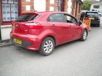 Used Kia Rio 82 HP (60 kW) 2017 Red Hatchback