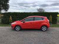 Used Ford Fiesta Zetec 2014 Red Hatchback
