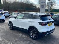 Used VW T-Cross Edition 115 HP (84 kW) 2019 White SUV