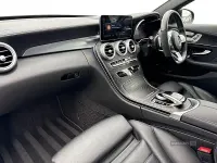 Used Mercedes C220 AMG line 194 HP (142 kW) 2021 Blue Sedan