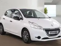 Used Peugeot 208 Access 68 HP (50 kW) 2014 White Hatchback