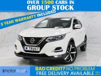 Used Nissan Qashqai Tekna 115 HP (84 kW) 2018 White SUV
