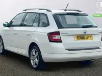Used Skoda Fabia SE L 110 HP (80 kW) 2016 White Estate