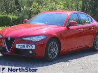 Used Alfa Romeo Giulia Super 160 HP (117 kW) 2019 Red Sedan