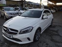 Begagnad Mercedes A180 Sport Edition 2018 Vit Halvkombi