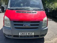 Used Ford Transit 100 HP (73 kW) 2010 Red Van