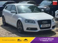 Used Audi A3 Black Edition 2012 White Hatchback