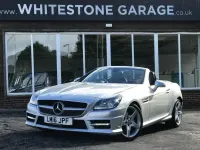 Used Mercedes SLK250 AMG 204 HP (150 kW) 2016 Iridium silver Cabriolet