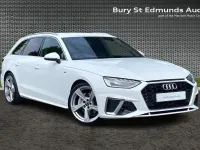Used Audi A4 S-Line 200 HP (147 kW) 2024 White Estate
