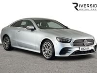 Used Mercedes E220 AMG line 194 HP (142 kW) 2021 Silver Coupe