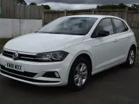 Used VW Polo SE 95 HP (69 kW) 2018 White Hatchback