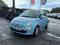 Used Fiat 500 69 HP (50 kW) 2014 Blue Hatchback