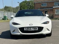 Used Mazda MX5 131 HP (96 kW) 2016 White Cabriolet