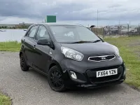 Used Kia Picanto Air 68 HP (50 kW) 2014 Black Hatchback