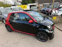 Used Smart ForFour Brabus 90 HP (66 kW) 2017 Black Hatchback