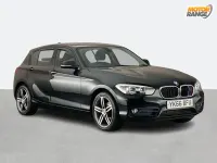 Used BMW 116 Sport Line 116 HP (85 kW) 2016 Black Hatchback
