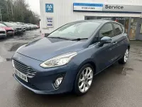 Usado Ford Fiesta Titanium X 125 HP (91 kW) 2021 Azul Citadino
