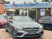 Used Mercedes E220 AMG line 194 HP (142 kW) 2018 Grey Coupe