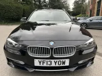 Begagnad BMW 320 2013 Svart Kombi