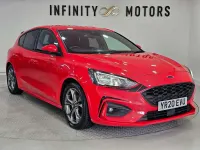 Used Ford Focus ST-Line 125 HP (91 kW) 2020 Red Hatchback